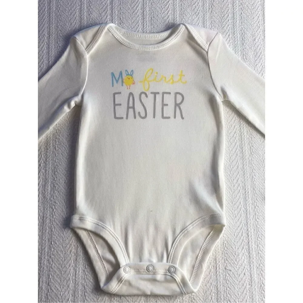 CARTER’S  6M BABY Chick “MY 1ST EASTER” Bodysuit